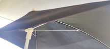 Guarda-sol retangular preto IKEA