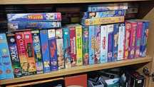 Cassetes vhs, filmes infantis