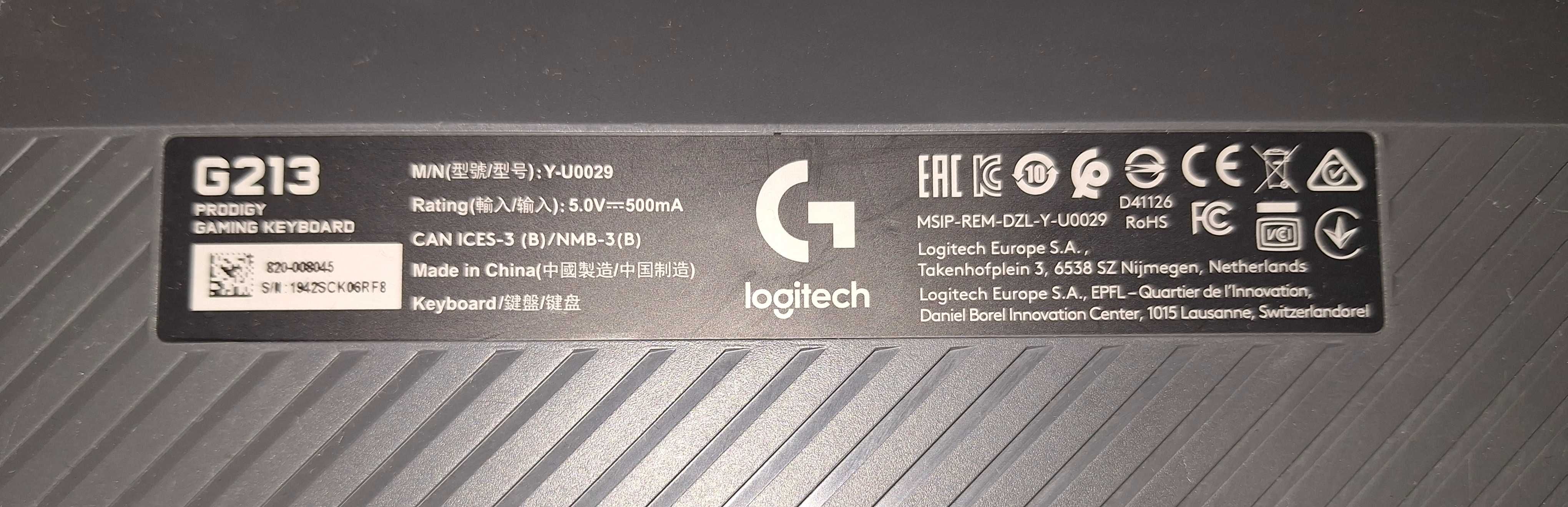 Klawiatura Logitech G213