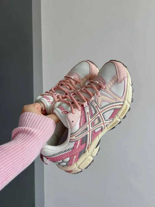 Кроссовки Asics Gel-Kahana 8 White Pink/Жіночі Кросівки Асікс Кахана