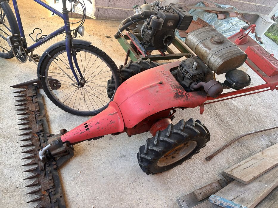 Ceifeira Bucher, Bomba de Sulfatar, Bicicleta