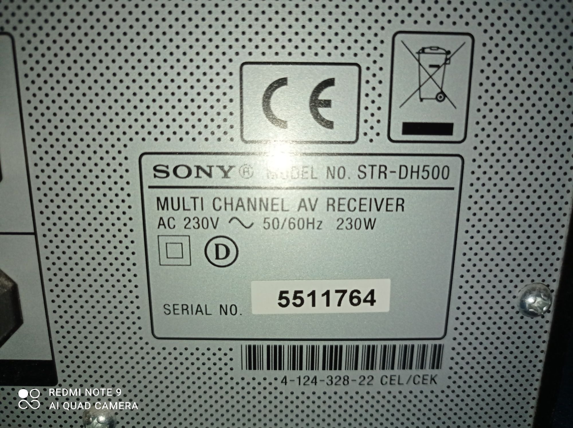 Amplituner Sony STR-DH500