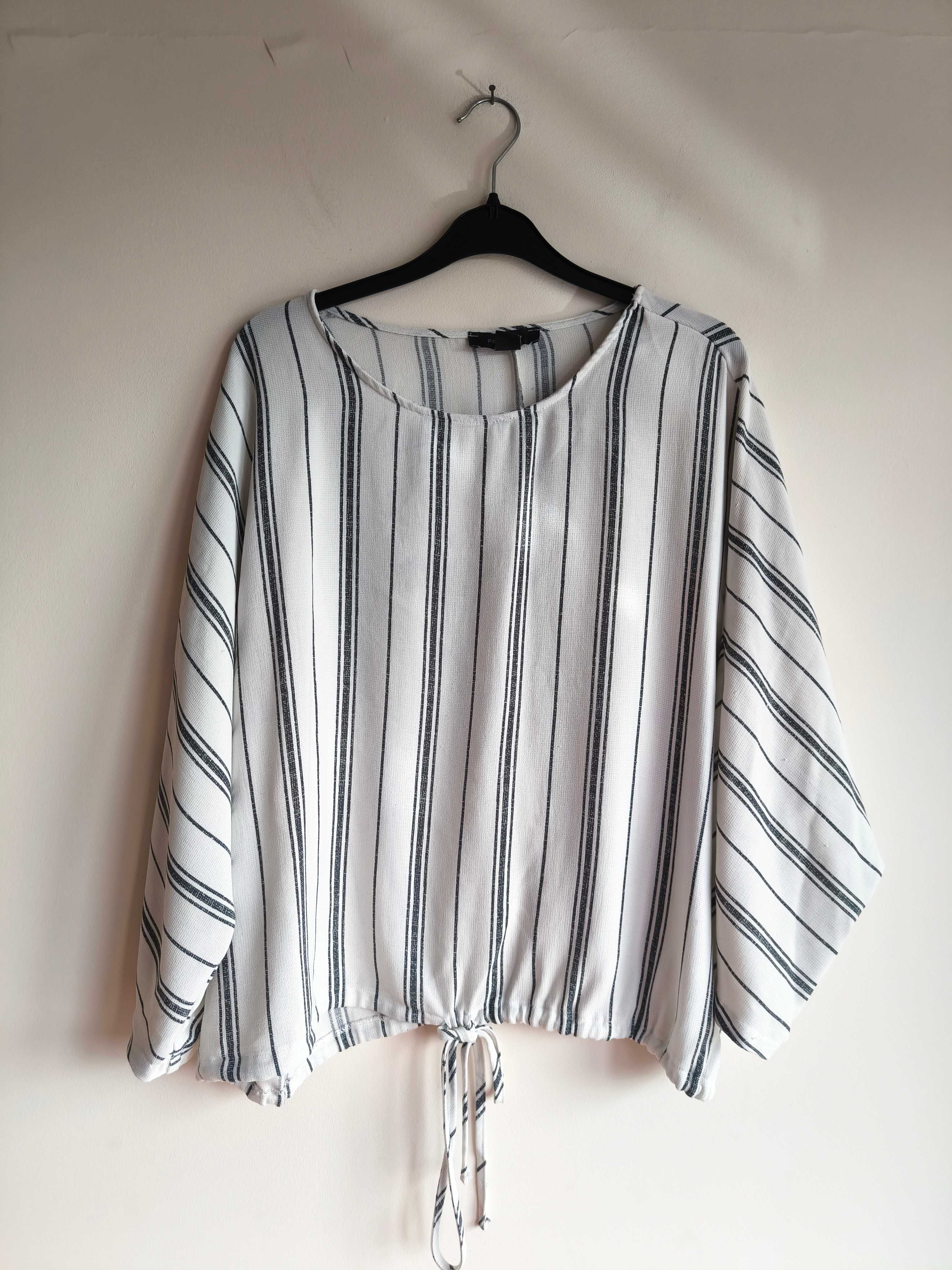 Elegancka i wygodna bluzka w paski Primark, rozmiar 48/4XL