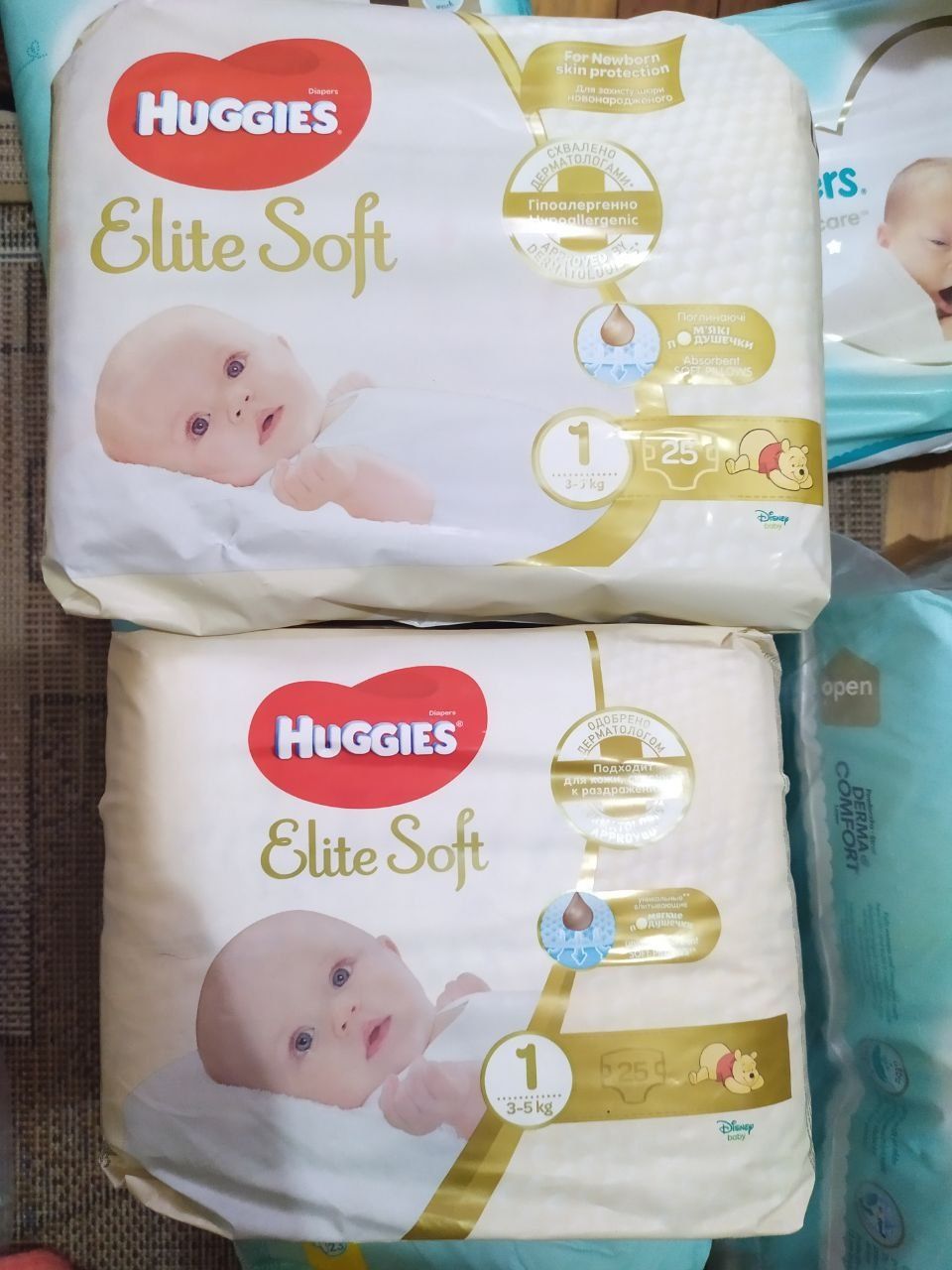 Продам памперсы,pampers premium care 1,2 Хаггис 1