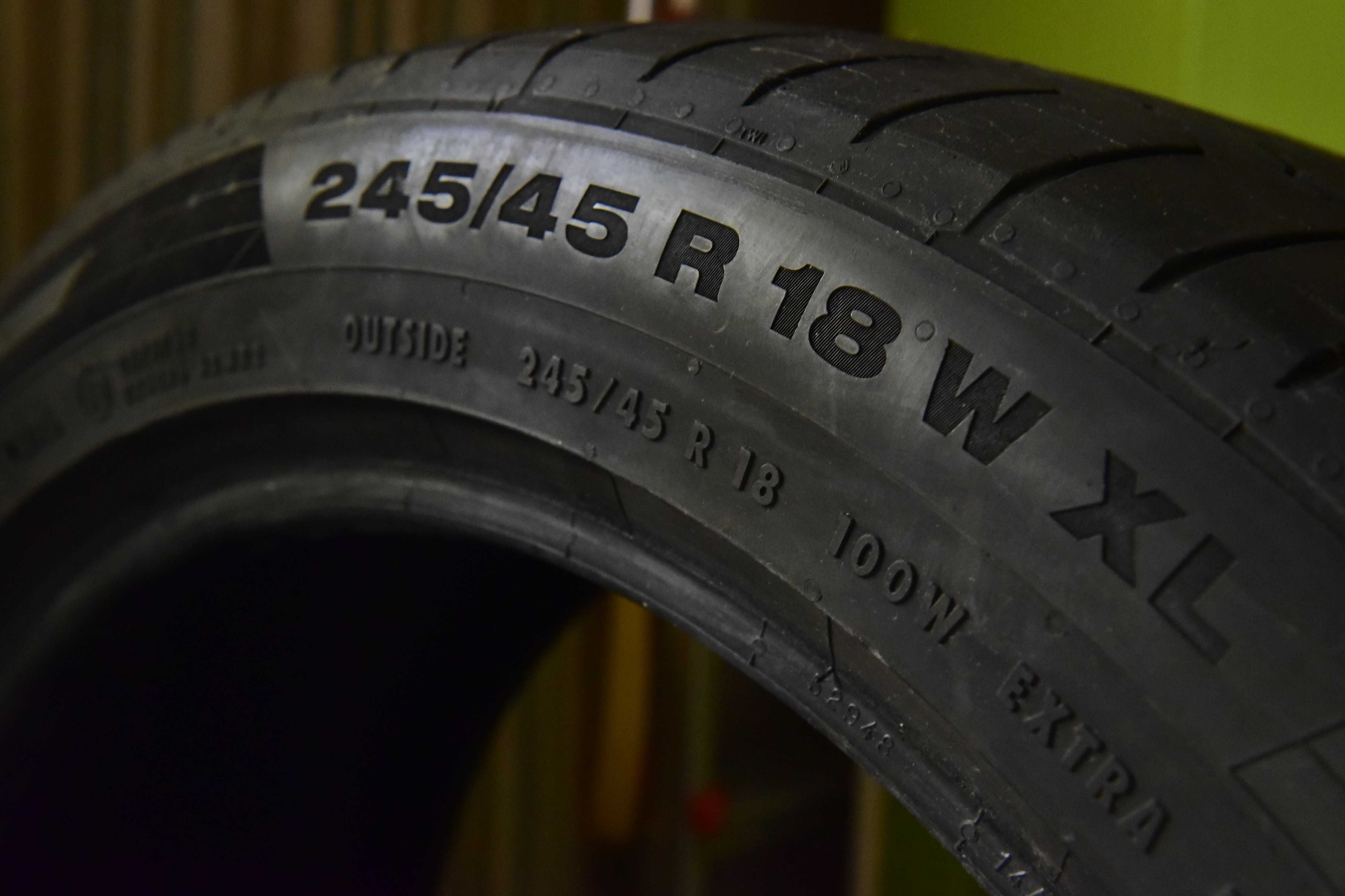 Pneu Continental 245/45 R18 W XL ContiSportContact usado