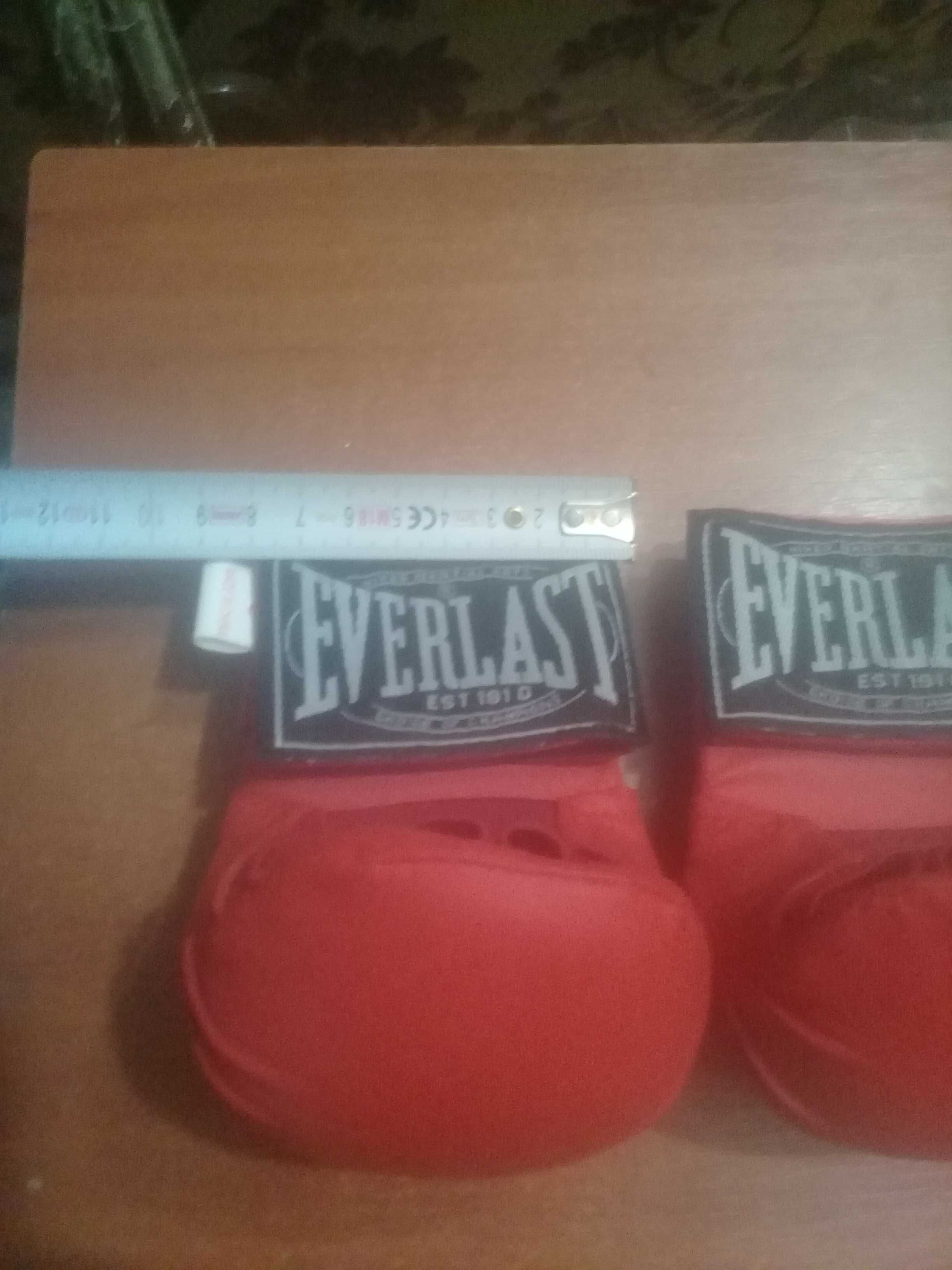 Рукавички для боксу Рукавички накладки для карате ELS BO-3956 червоні