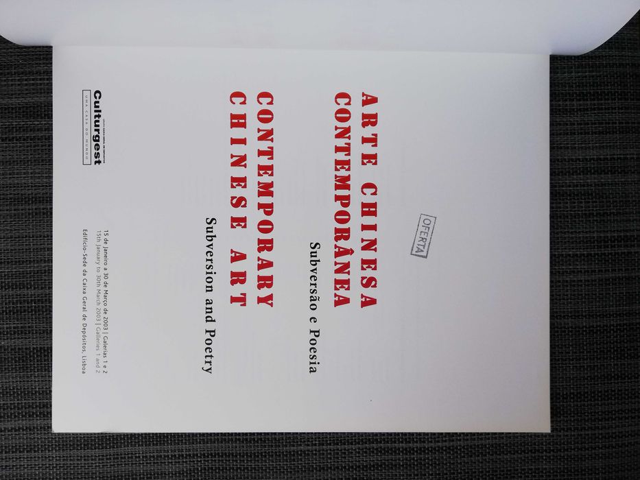 Arte Chinesa Contemporânea (portes grátis)