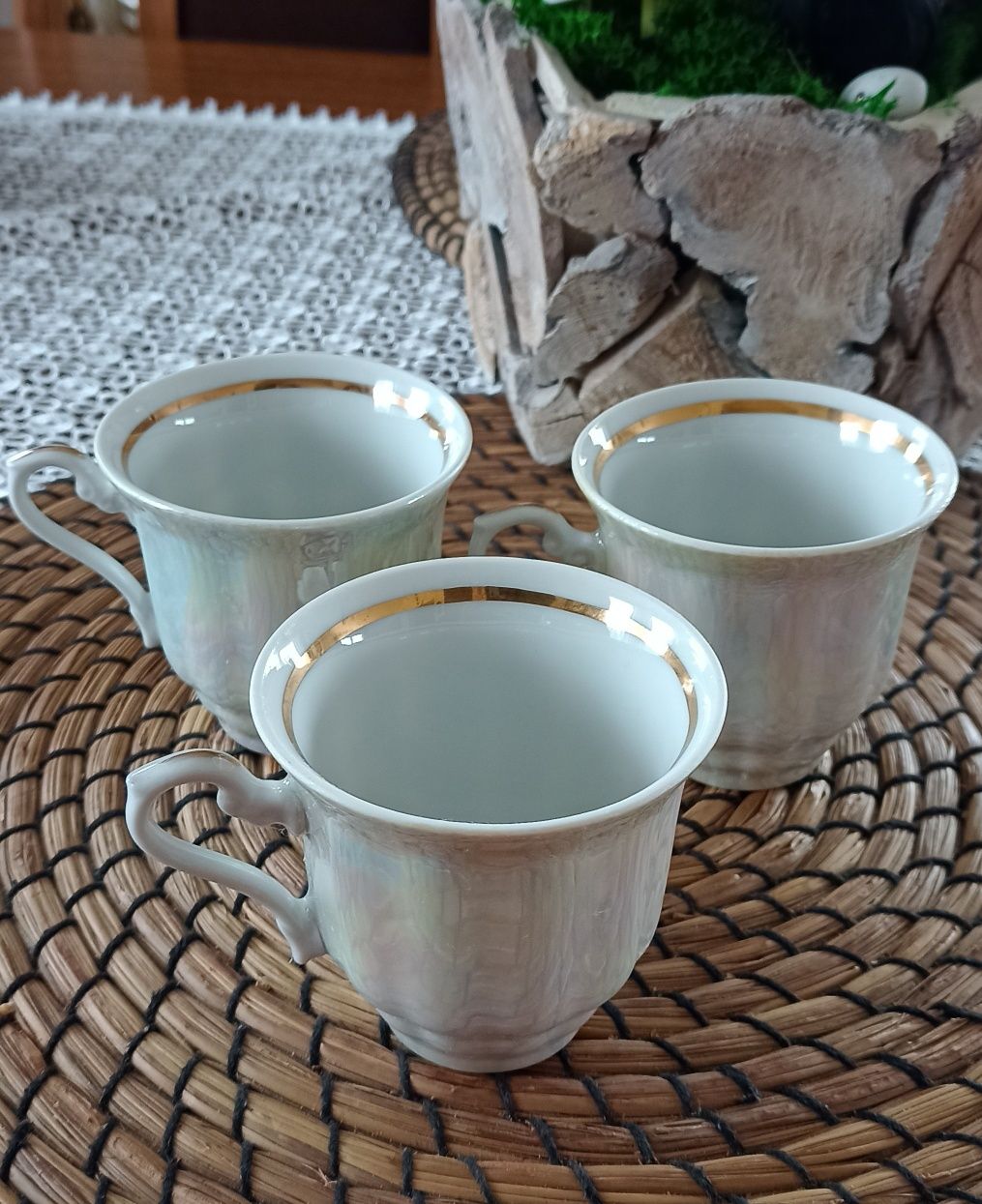 Vintage filiżanki porcelanowe ,, Wałbrzych"