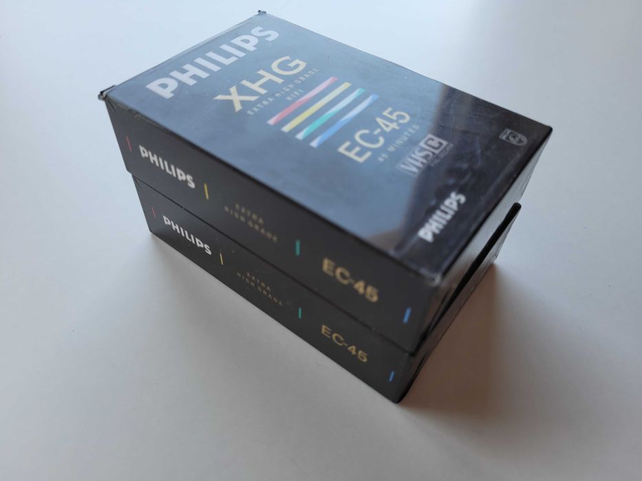 Cassetes Philips XHG EC-45 VHS-C 45 Minutos