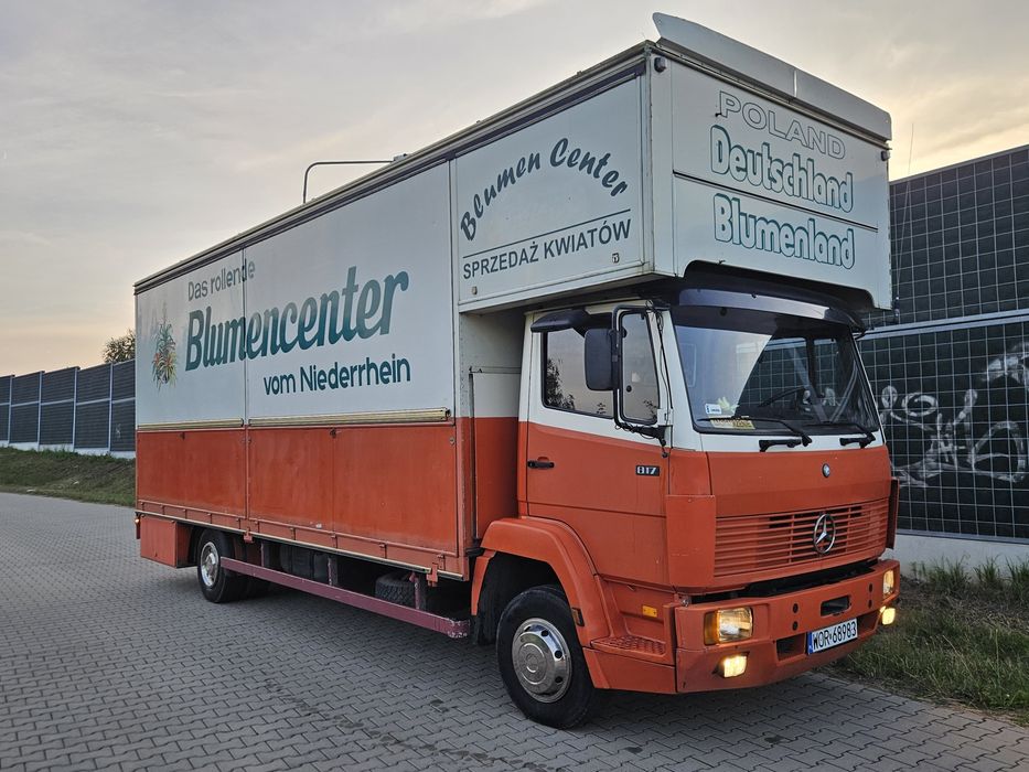 Mercedes 817 Specjalny SKLEP/BAR Food track camper kamper Reklama