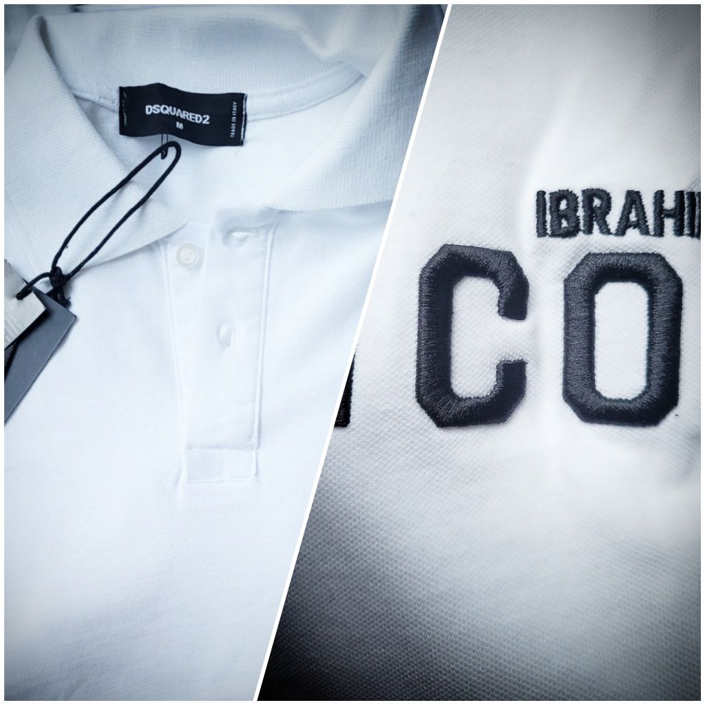 Dsquared2 ICON Koszulka Polo motyw Ibrahimowić