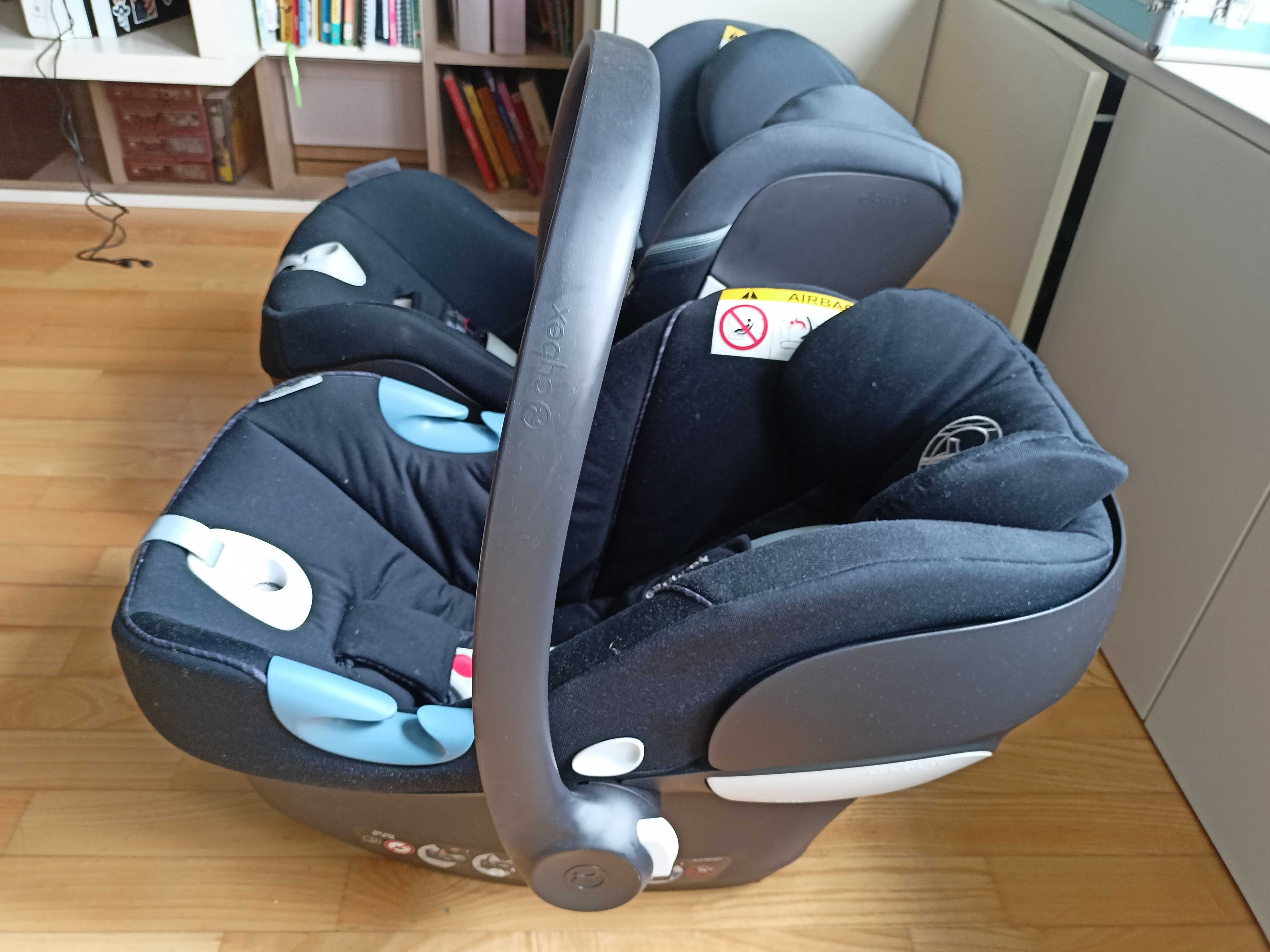 Foteliki Cybex Aton M i-size + Cybex Sirona M2 + baza