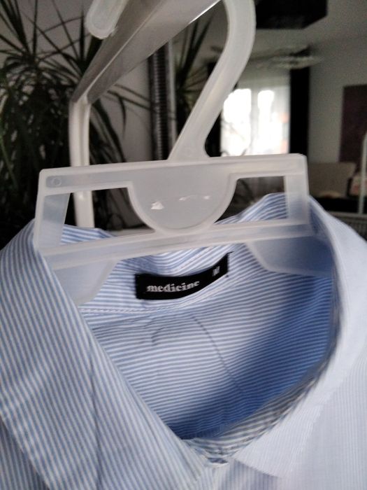 Koszula Medicine roz. M niebiesko-biała w paski, do biura,szkoły,pracy