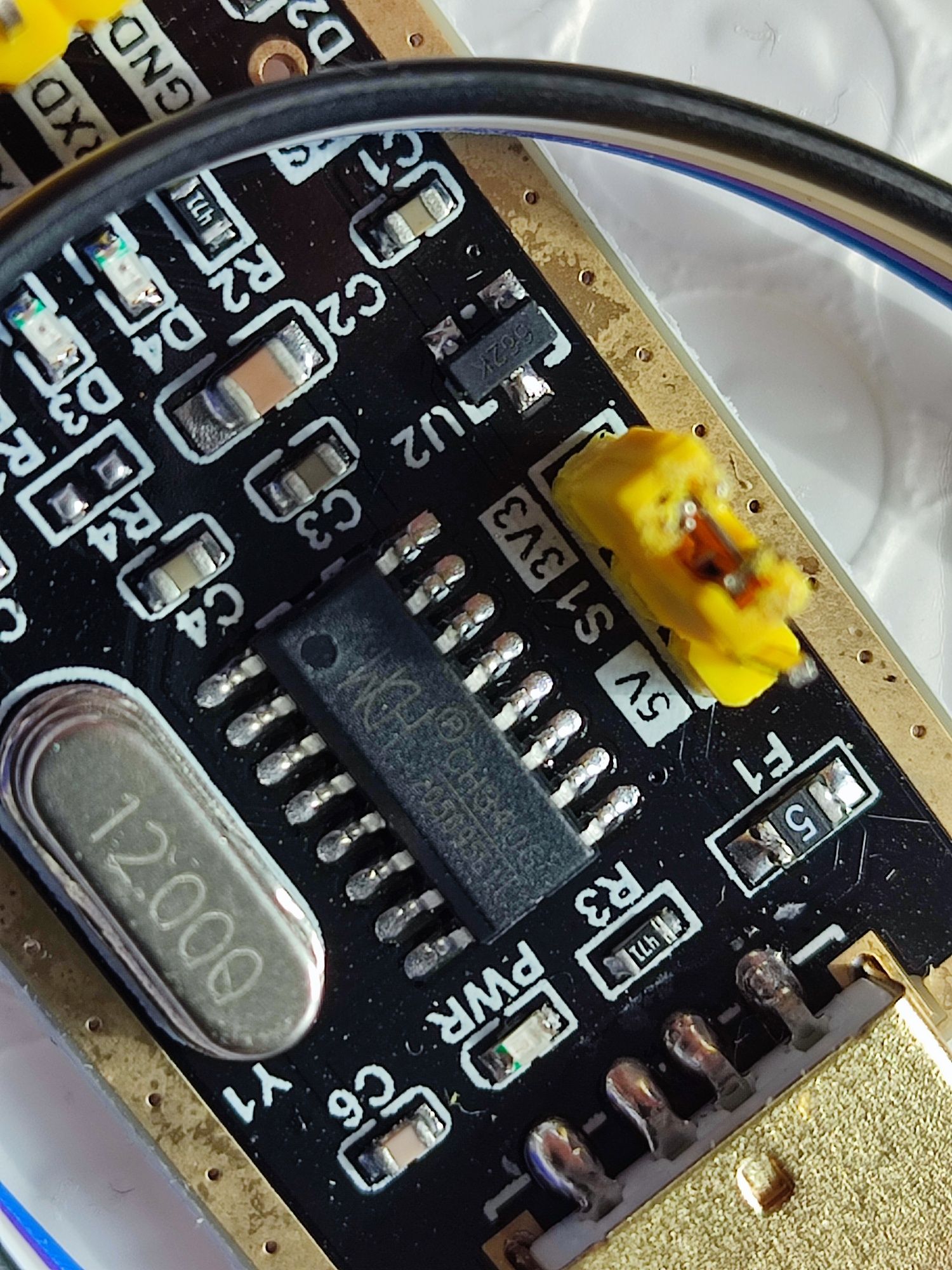 Адаптер ch340g для зчитування та програмування контроллерів usb ttl
