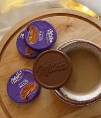 Печиво Milka з шоколадно-горіховим кремом Milka Choco Wafer 30г х 30од