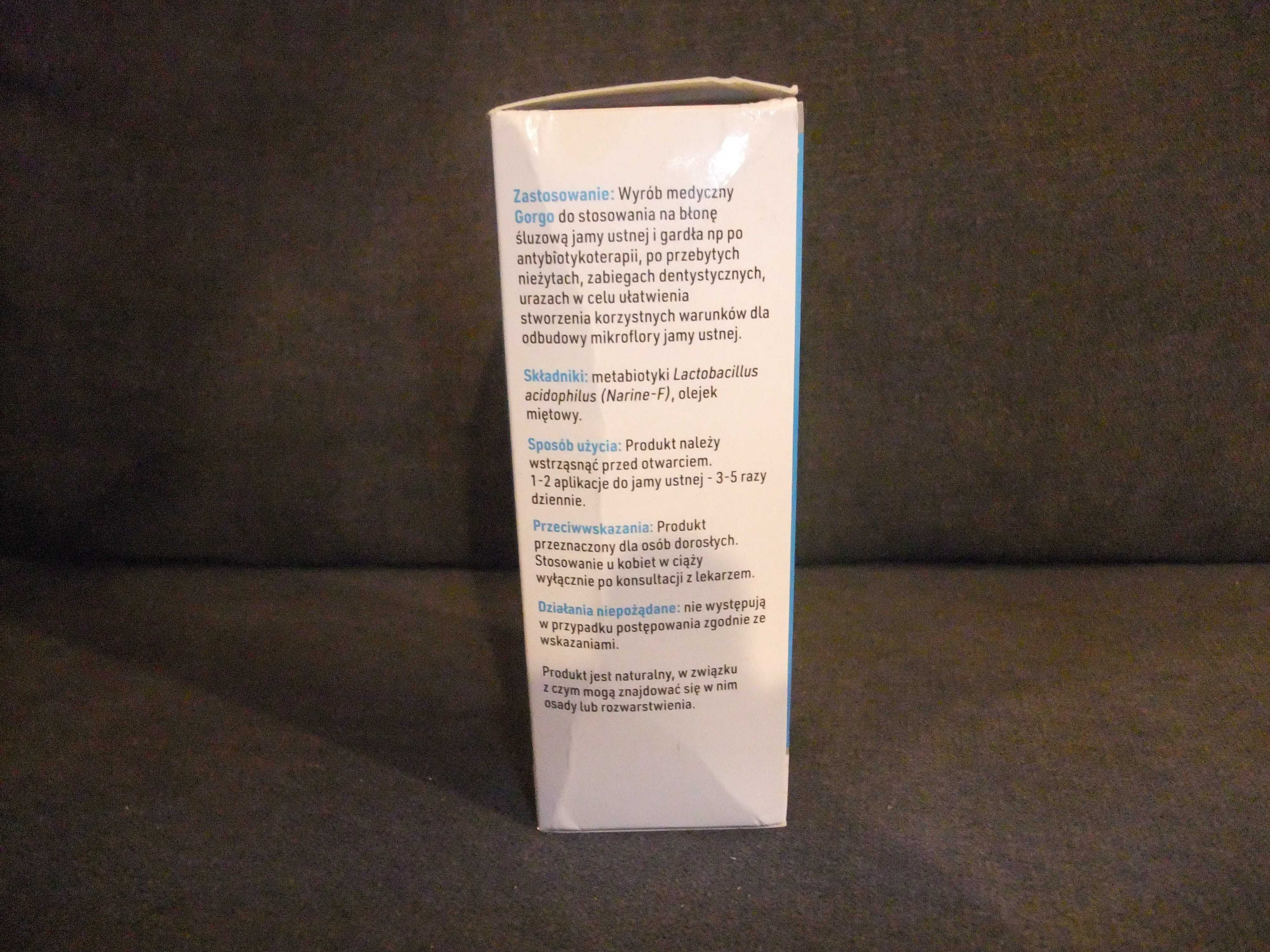 GORGO 50 ml Narum Spray do Gardła