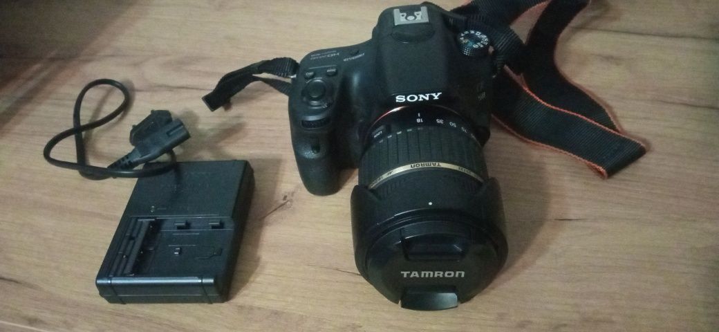 Sony SLT-A58 obiektyw Tamron aspherical 18-200mm