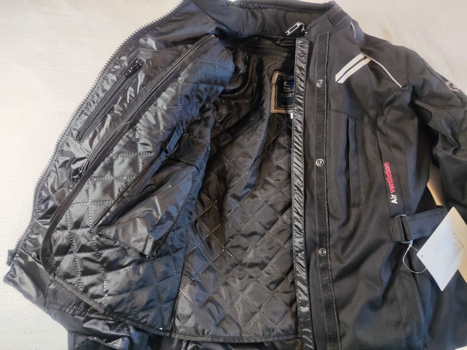 Casaco 3 camadas c/proteções mota scooter novo