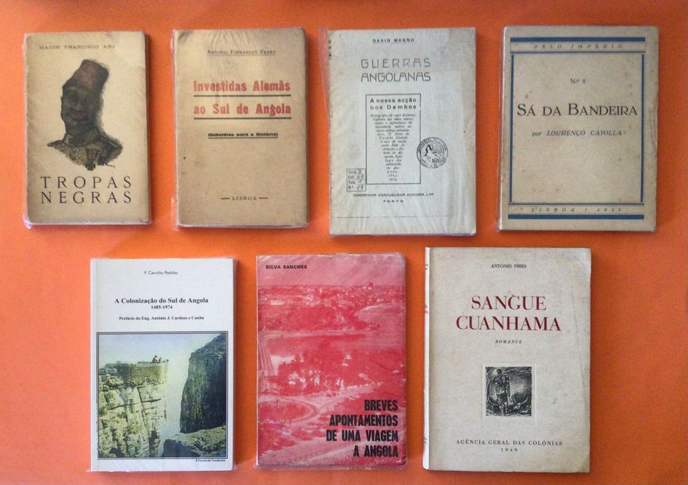 LOTE 25 LIVROS - História Sul de Angola - MUITO RAROS - Vários preços