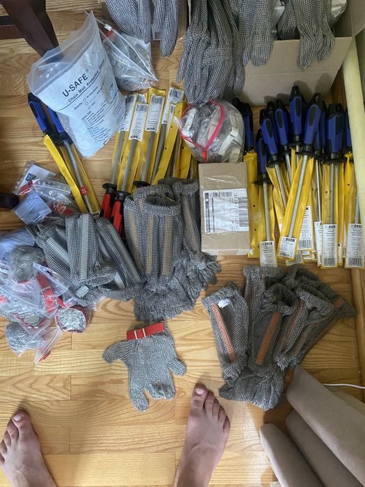 Інструмент мясника обвальщика розроблювача кольчуга точилка мусат