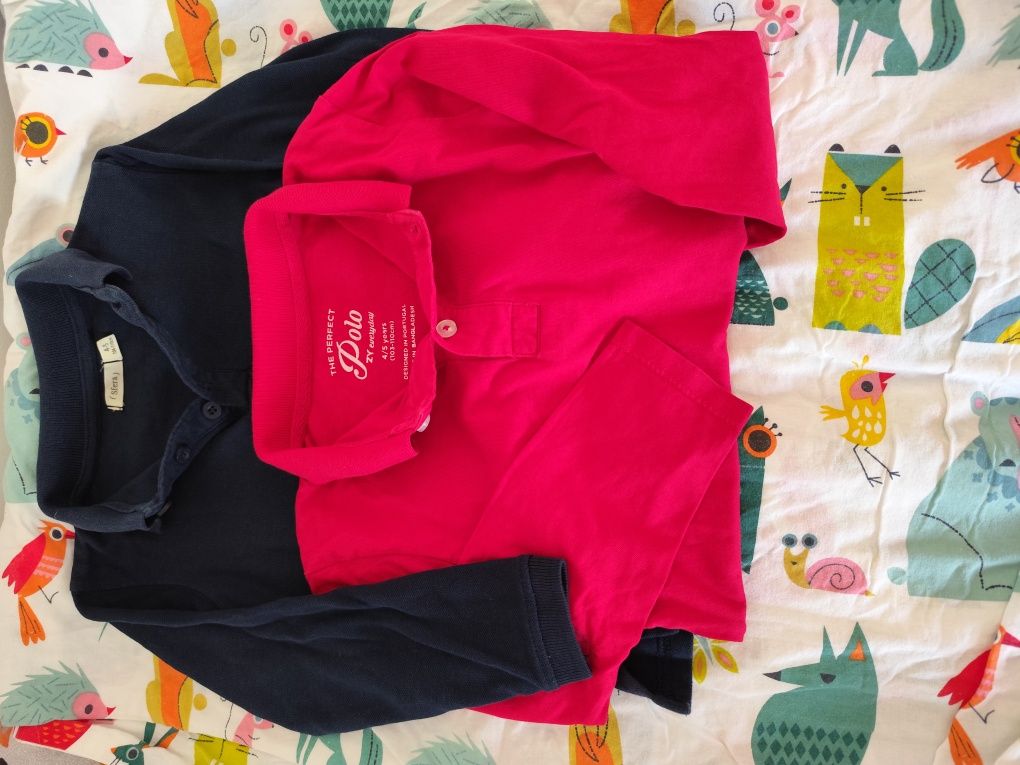 Conjunto de dois polos de manga comprida para menino