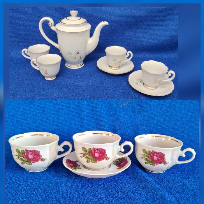 Кофейный сервиз Барановка чашки кофейные Городница BergHoff Корея