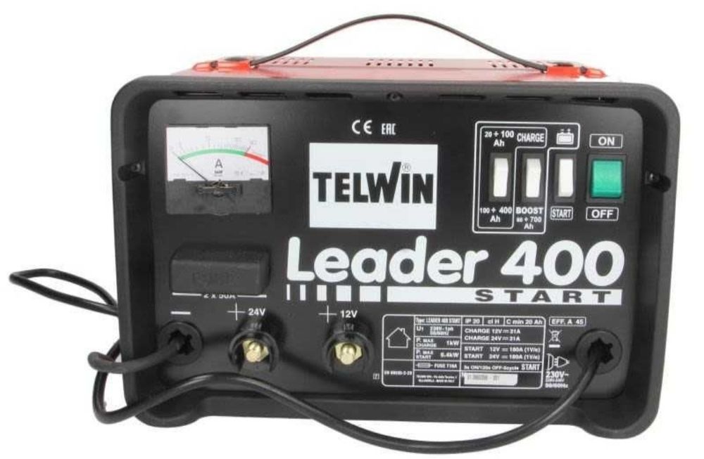 Prostownik TELWIN LEADER 400 12/24V 45A + rozruch NOWY