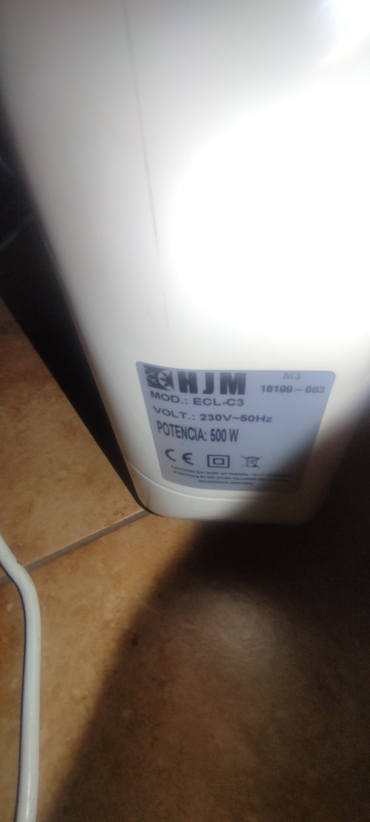 Aquecedor HJM ECL-C3 500w