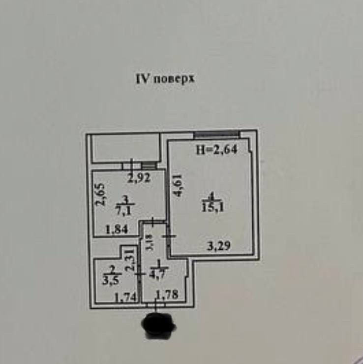Продам 1 комнатную квартиру 7 Небо!