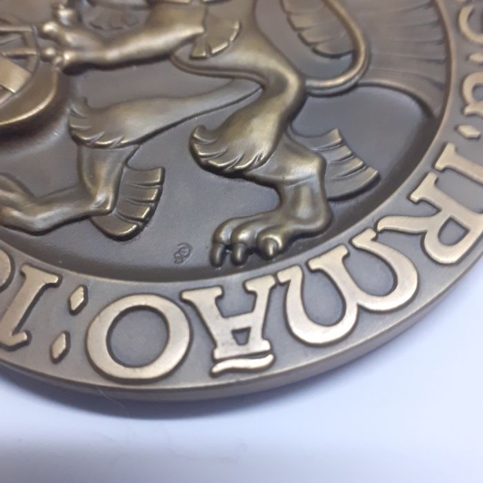 Medalha comemorativa em bronze