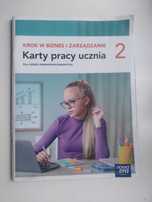 Krok w biznes i zarządzanie 2 ,karty pracy