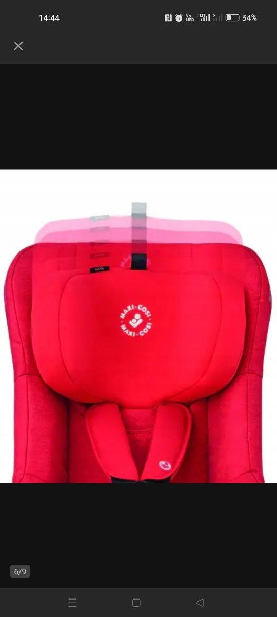 Fotelik samochodowy maxi Cosi Tobifix z systemem ISOFIX 9-18kg 25kg