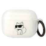 Etui Karl Lagerfeld Ikonik Choupette na AirPods Pro - przezroczyste