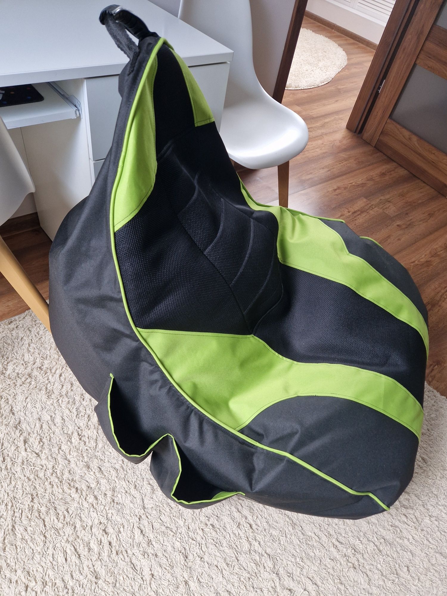 Puf, fotel gamingowy GAMEBAGOS zielony