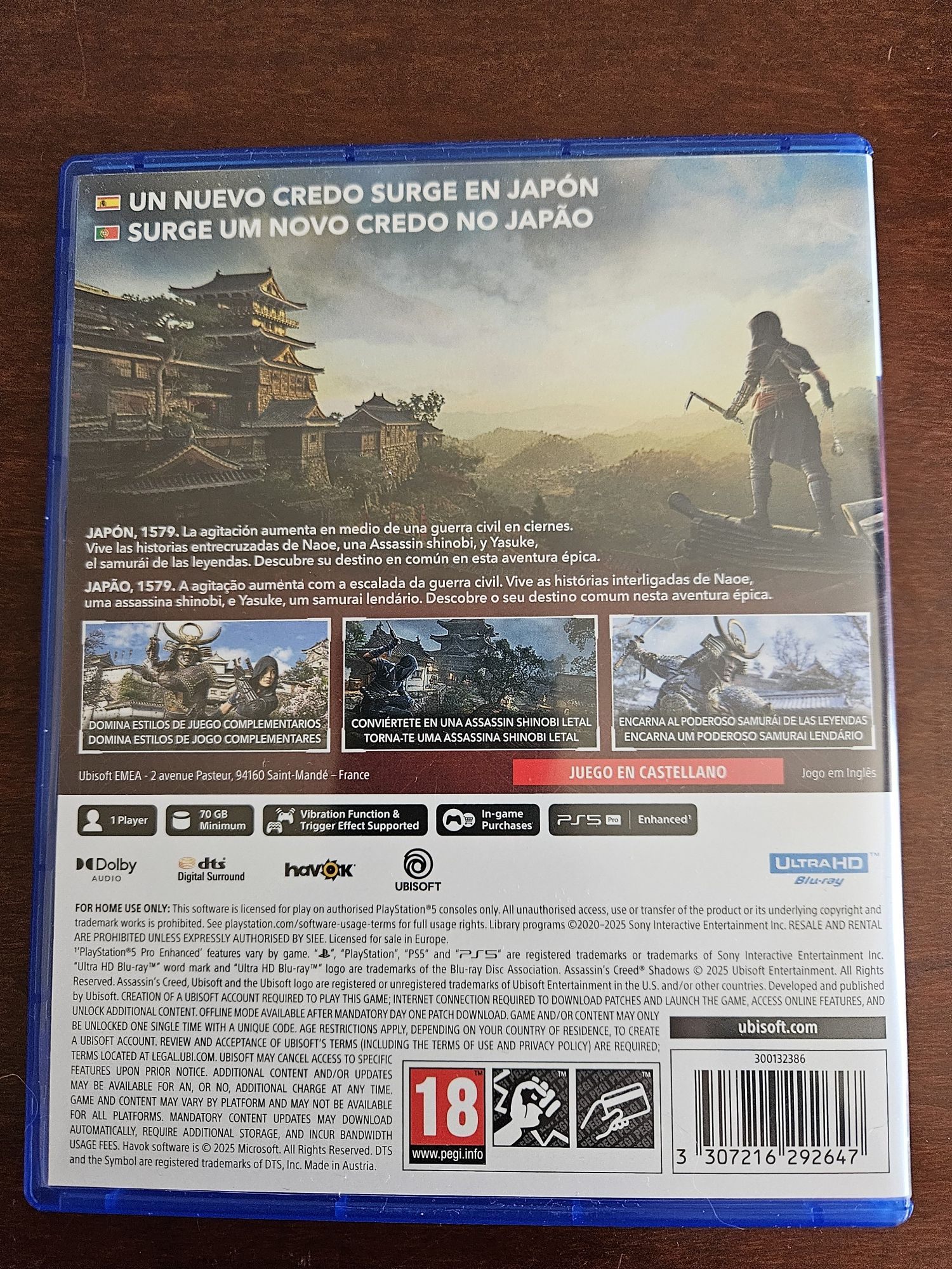 Assassins Creed Shadows - PS5