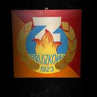 Emblemat ZNICZ PRUSZKÓW ręcznie malowany B4/012601