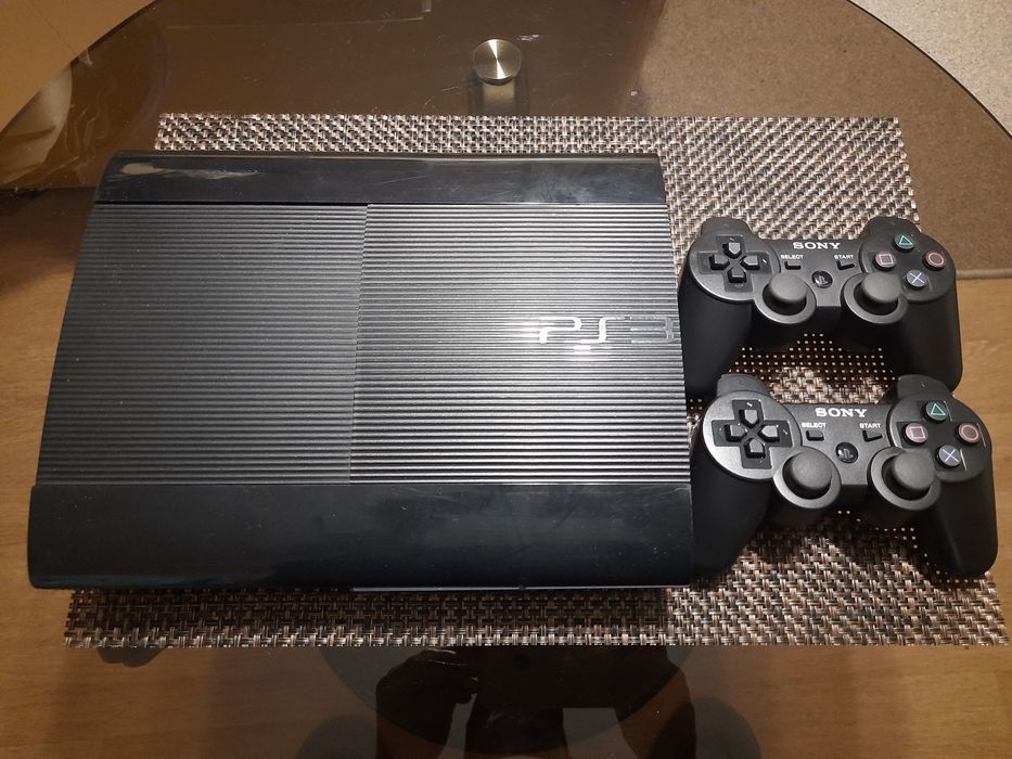 PS3 Super Slim 500gb +45 игр Gta 5, San Andreas/Mortal/God of War/Fifa