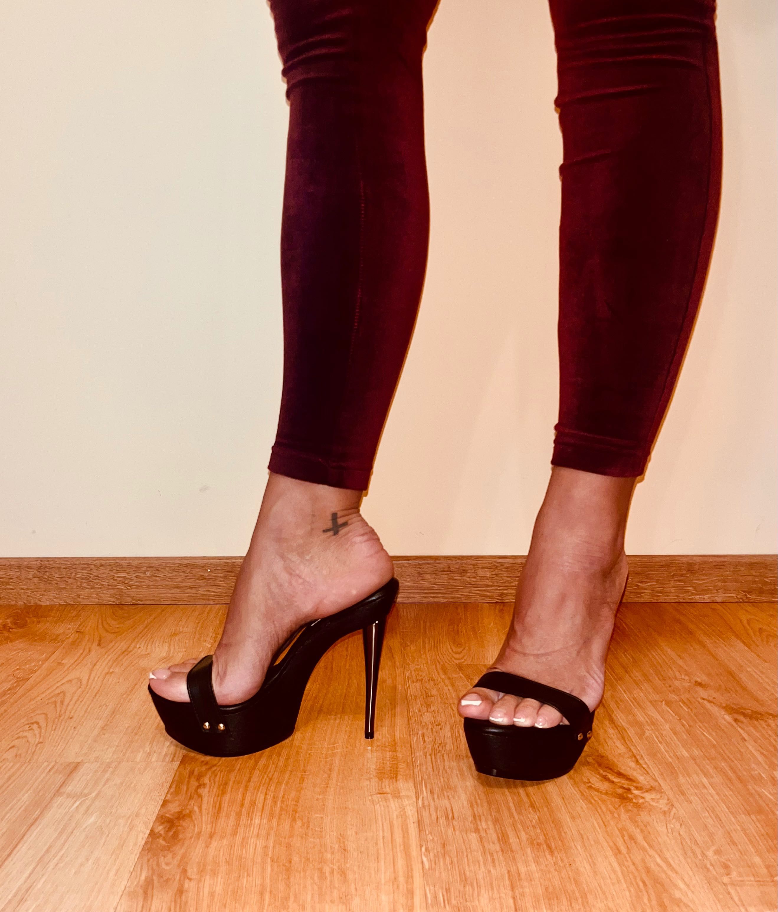 Ekstrawaganckie Metal heel Włoskie klapki 39 piekne obcas 14cm 35-41EU
