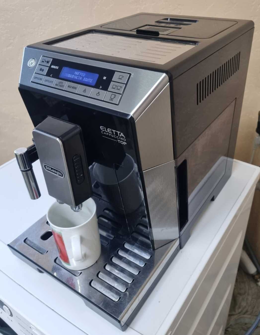 Кавомашина автоматична Delonghi ECAM 45.760.B Eletta Cappuccino TOP