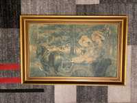 Złota rama do obrazu Vintage 60x91x5.5cm Maria i Magdalena Kossak