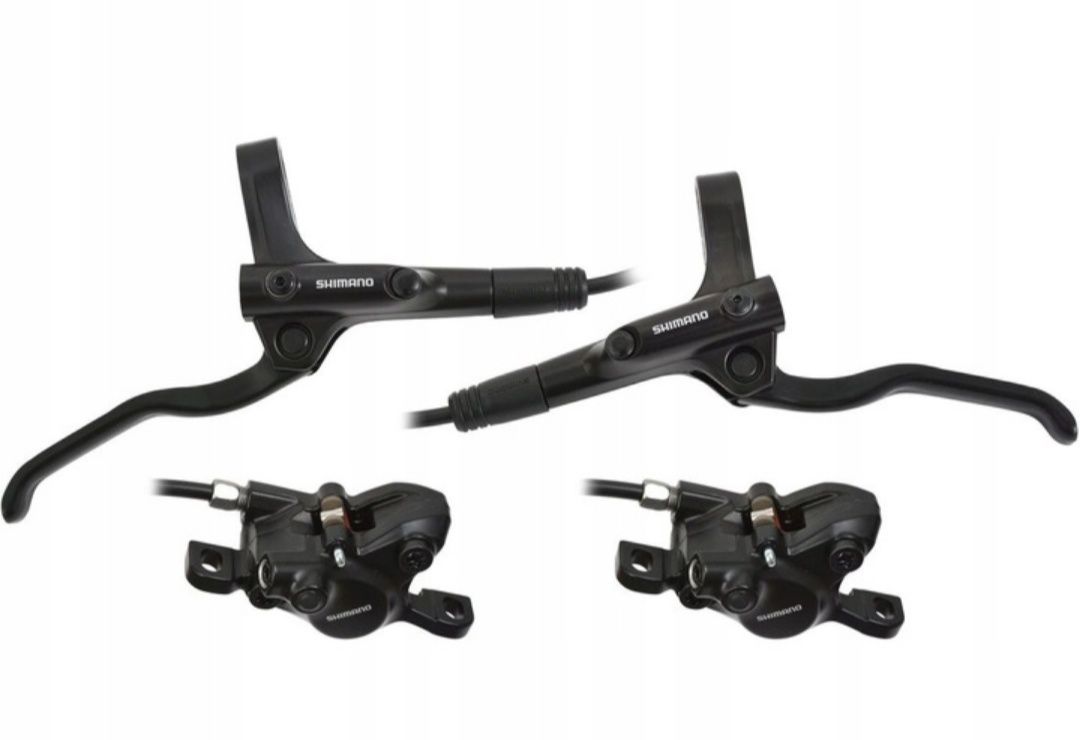 Shimano 77cm 147cm hamulce przód tył mt200 komplet hydrauliczne gratis