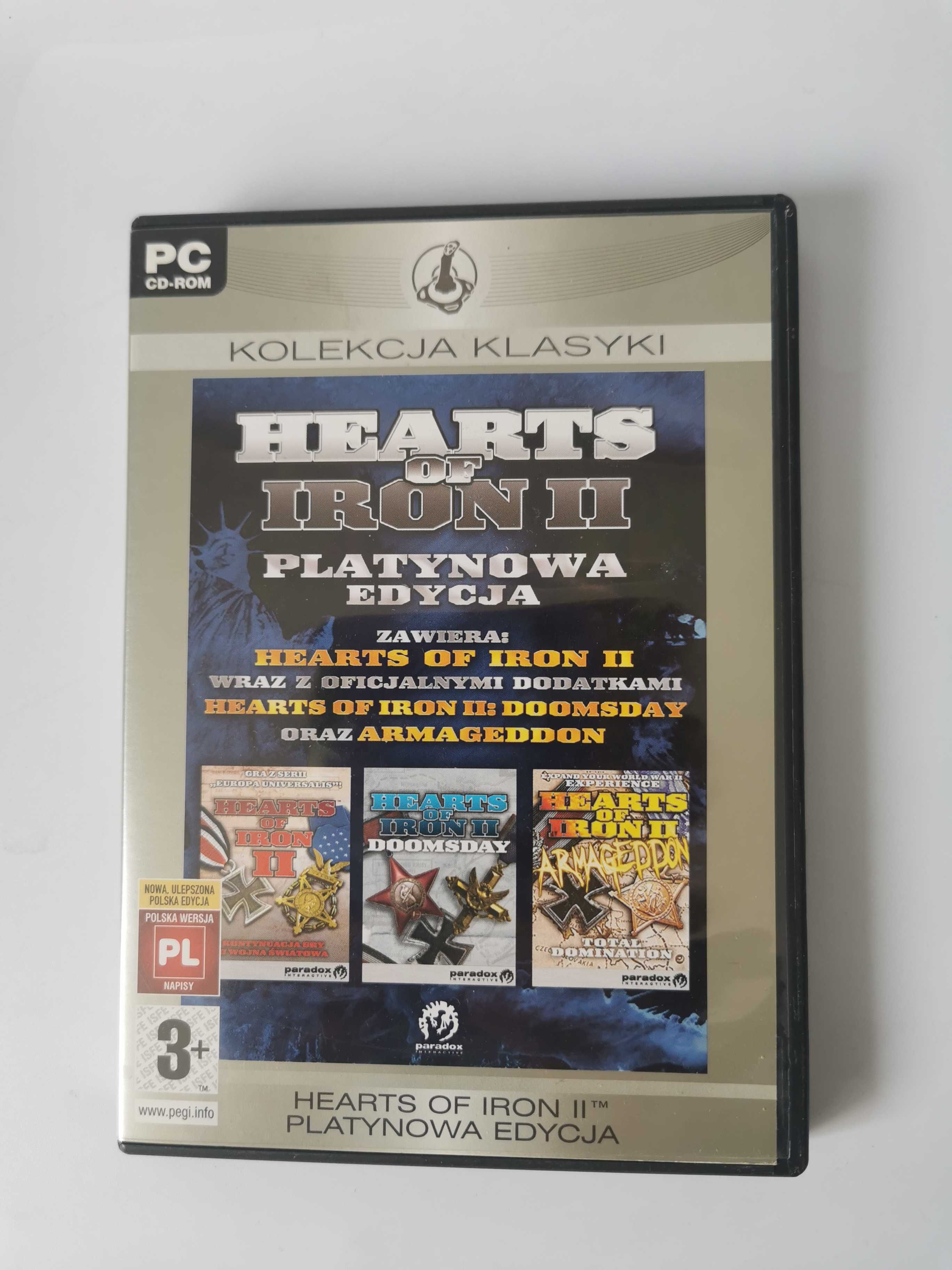 Hearts of Iron 2 Platynowa Edycja PC gra (cd102)