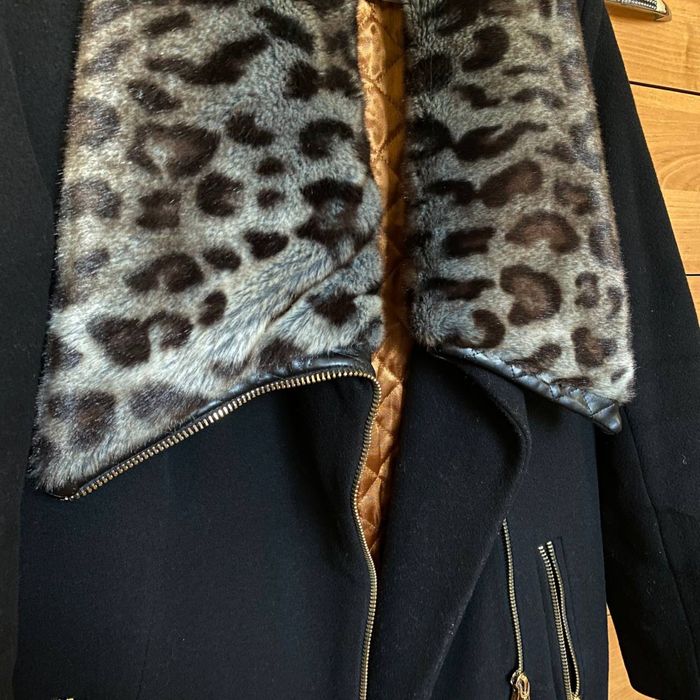 Пальто зимове чорне жіноче / Пальто зимнее черное женское 46-48 розмір