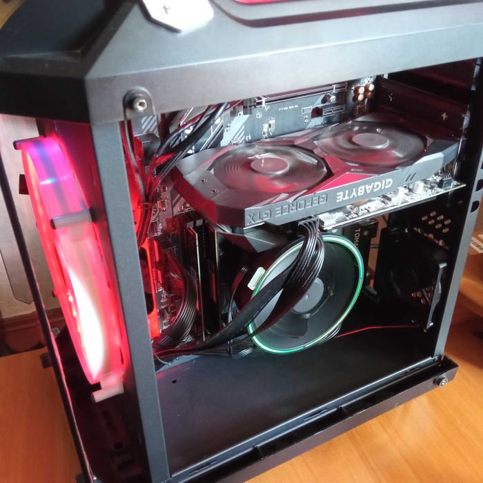 ПК 1660 S 6Gb, Athlon 220 GE, RAM 16Gb, b450 Tomahawk, DeepCool 650w