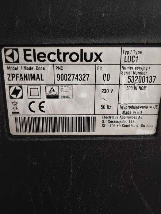 Odkurzacz Electrolux ZPFANIMAL