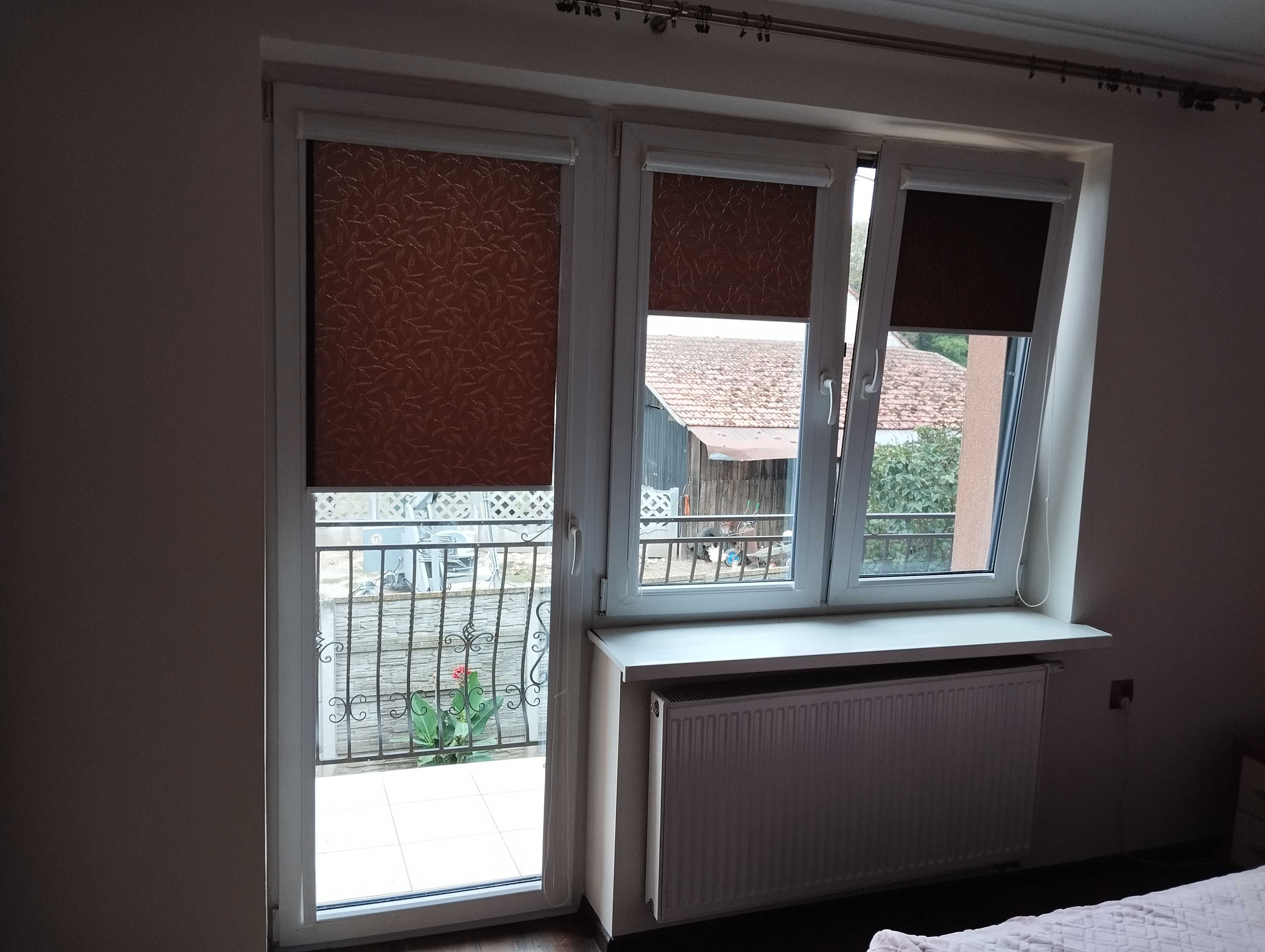 Okna PCV 2 stronny kolor 206x143cm