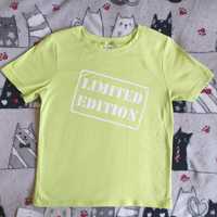 Koszulka t-shirt limonka r. 128 Style Kids