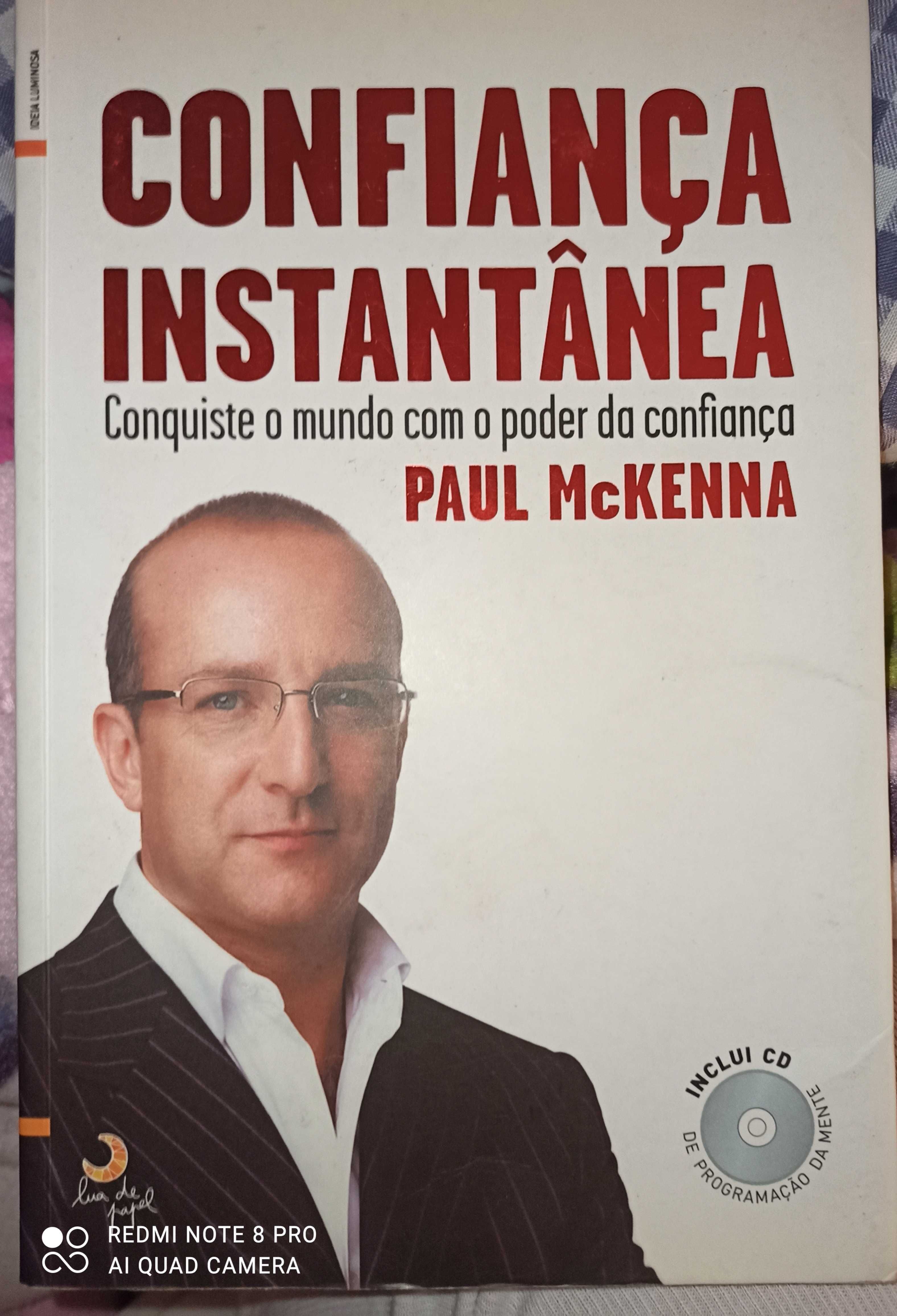 Livro " Confiança Instantânea" Paul McKenna