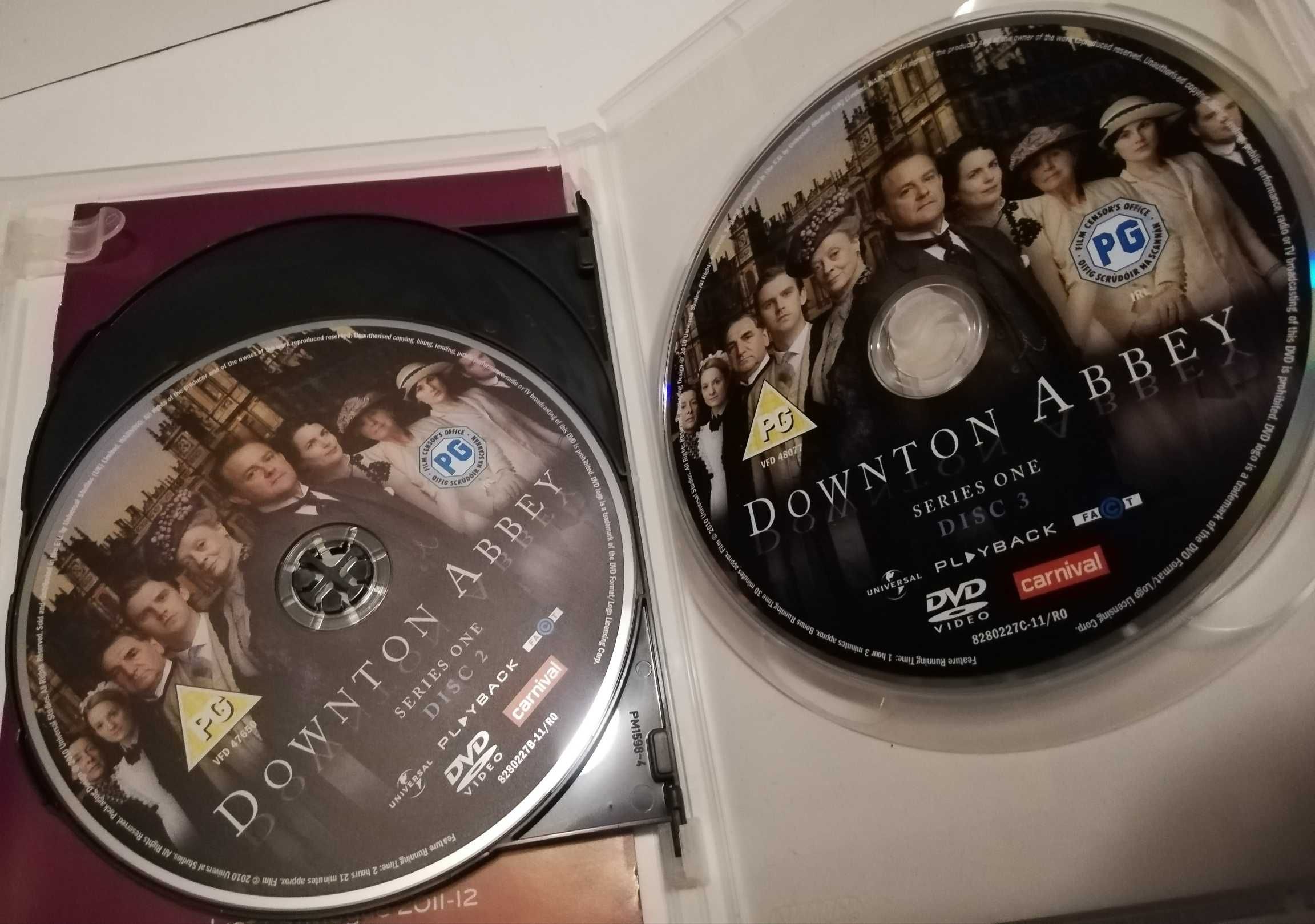 Downton Abbey sezon 1 serial ANG 3 dvd, materiały dodatkowe