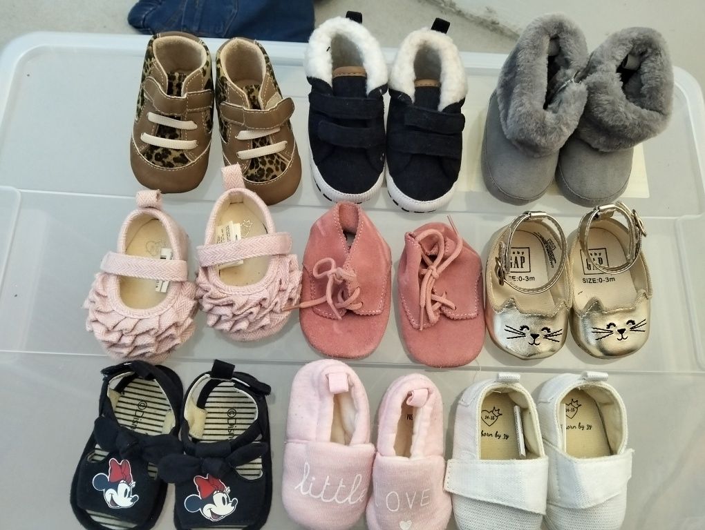 Calçado bebe 3 a 6 meses